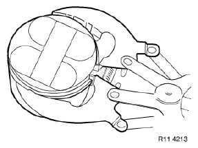 Piston With Rings And Pin